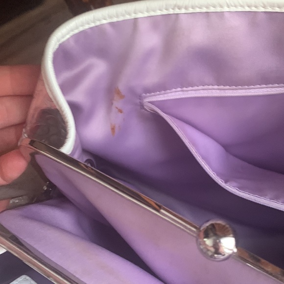 Coach Silver and White Bag Purse - Picture 9 of 12